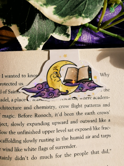 Moon Magnetic Bookmark