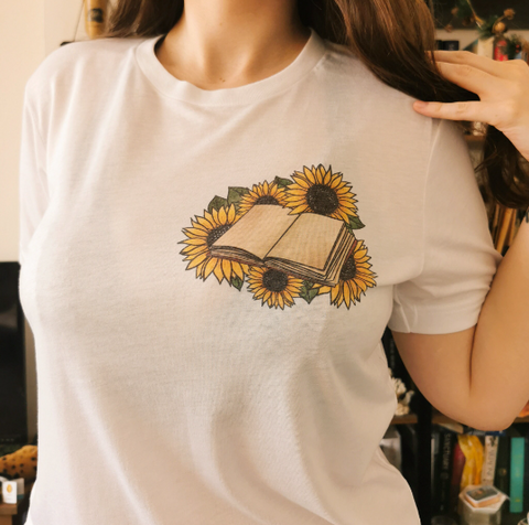 Sunflower Book Unisex T-Shirt
