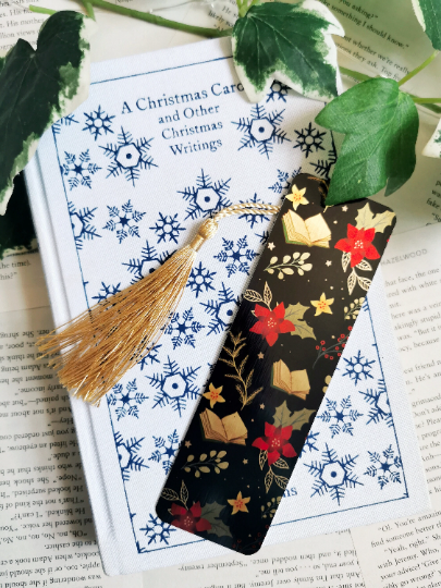 Winter Vintage Metal Bookmark